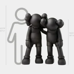 Figurative|Floor Standing^Statues & Sculptures Lucify Companions 150cm Black Resin Indoor Sculpture