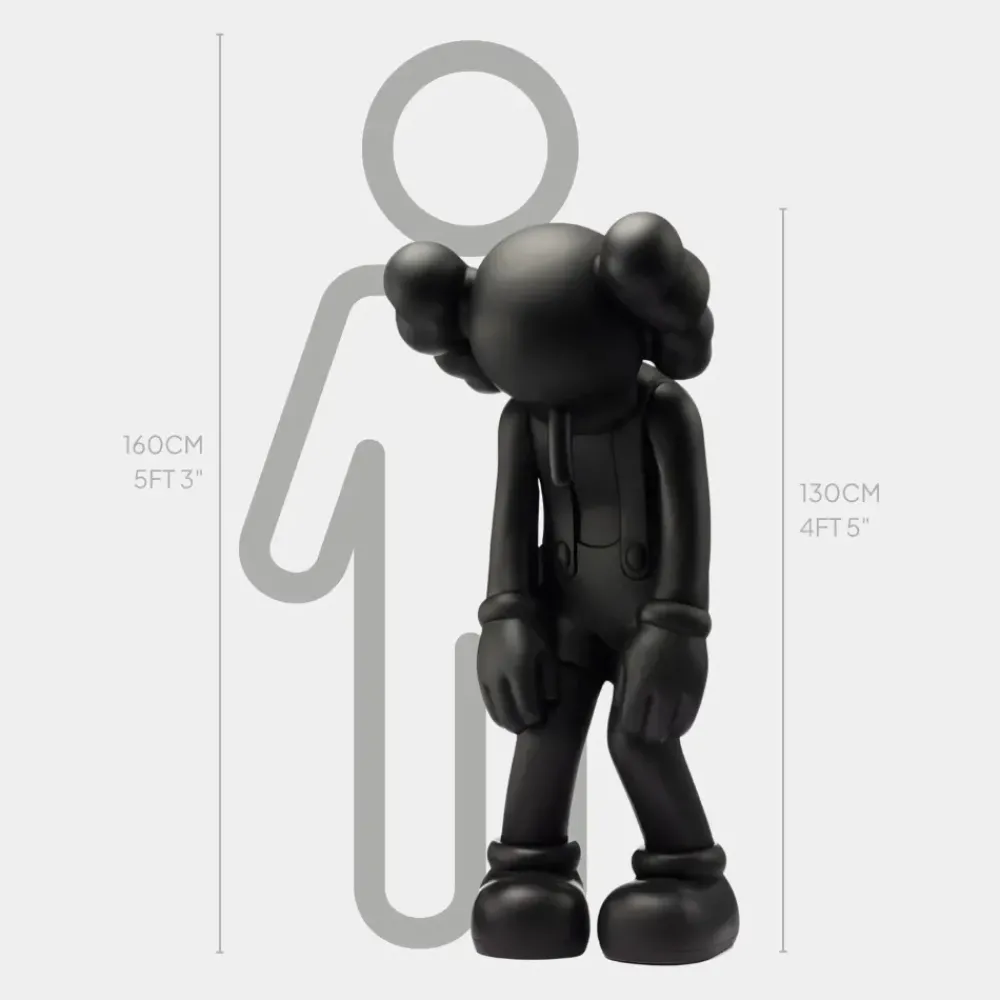 Figurative|Floor Standing^Statues & Sculptures Lucify Daze 130cm Black Resin Indoor Sculpture