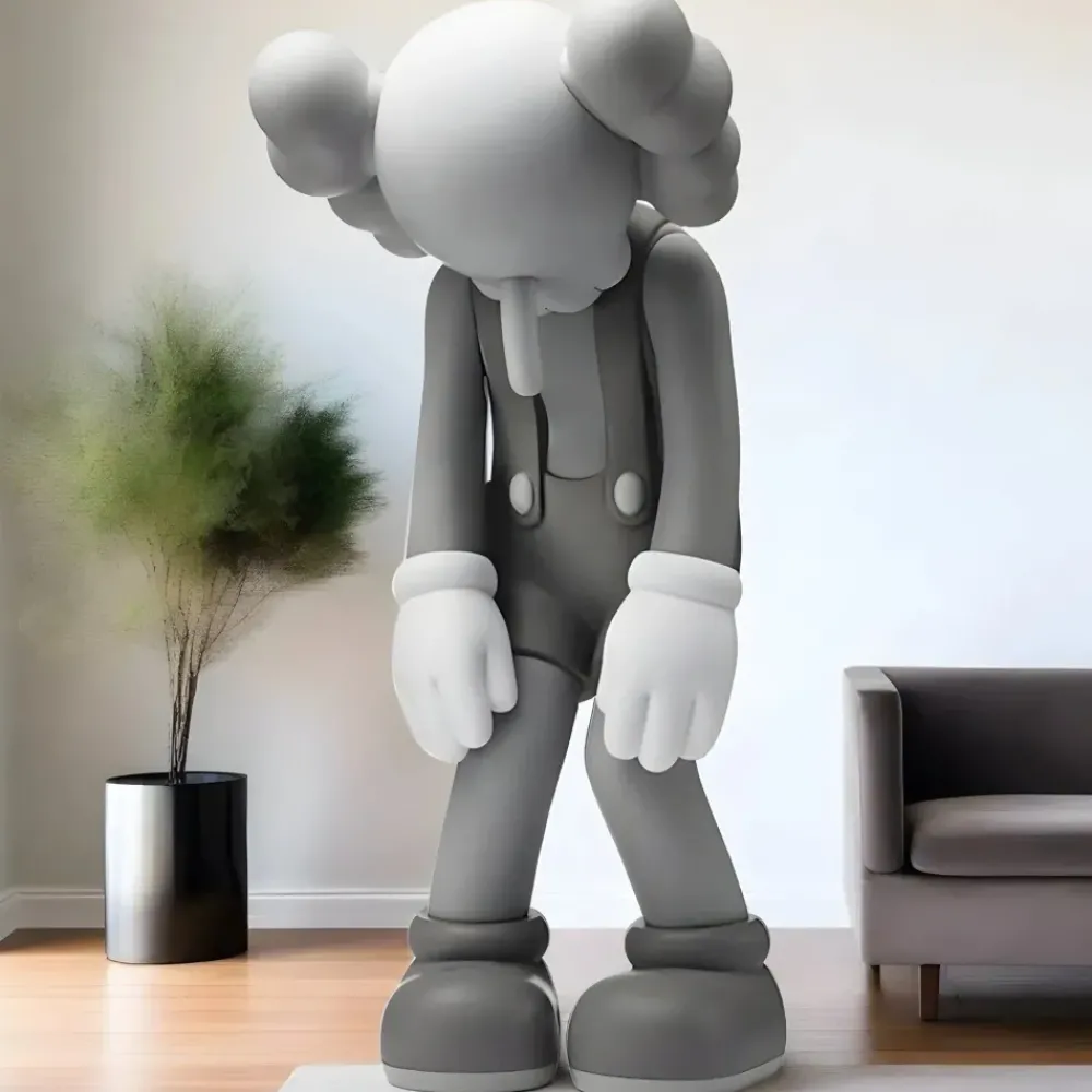 Figurative|Floor Standing^Statues & Sculptures Lucify Daze 130cm Grey Resin Indoor Sculpture