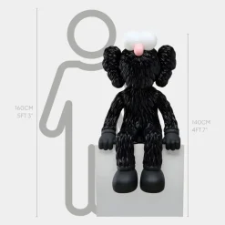 Figurative|Floor Standing^Statues & Sculptures Lucify Fuzz 140cm Black Resin Indoor Sculpture