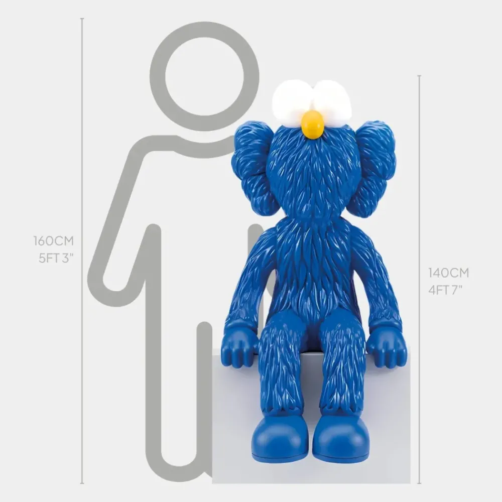 Figurative|Floor Standing^Statues & Sculptures Lucify Fuzz 140cm Blue Resin Indoor Sculpture