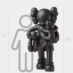 Giant|Figurative^Statues & Sculptures Lucify Go 180cm Black Resin Indoor Sculpture