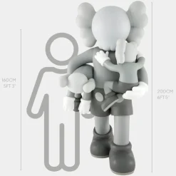 Giant|Figurative^Statues & Sculptures Lucify Go 200cm Grey Resin Indoor Sculpture