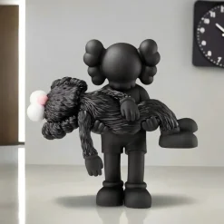 Figurative|Floor Standing^Statues & Sculptures Lucify Guardian 135cm Black Resin Indoor Sculpture