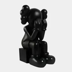 Figurative|Floor Standing^Statues & Sculptures Lucify Hide 70cm Black Resin Indoor Sculpture