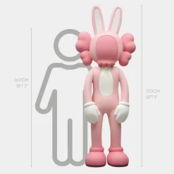 Giant|Floor Standing^Statues & Sculptures Lucify Rabbit 170cm Pink Resin Indoor Sculpture