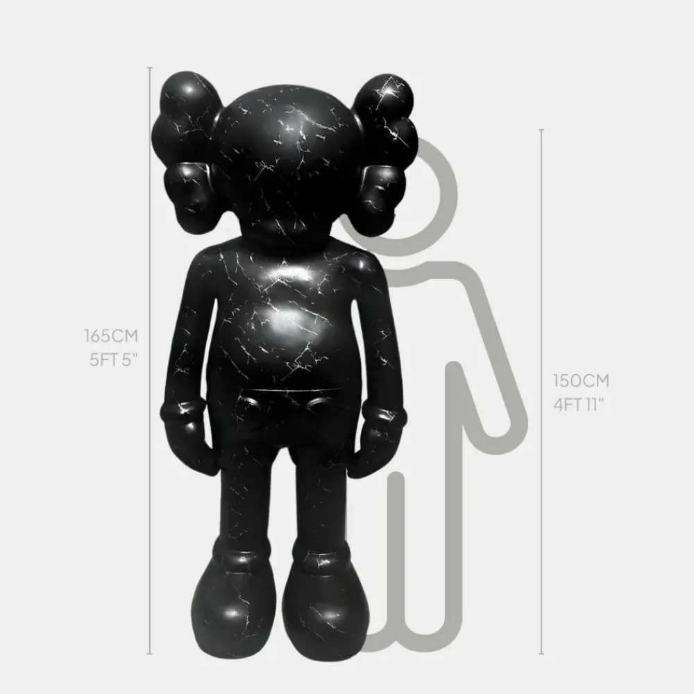 Giant|Figurative^Statues & Sculptures Lucify Seek 170cm Black Resin Indoor Sculpture