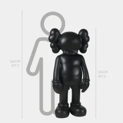 Figurative|Floor Standing^Statues & Sculptures Lucify Seek 135cm Black Resin Indoor Sculpture