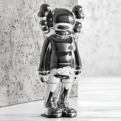 Figurative|Floor Standing^Statues & Sculptures Lucify Seek 135cm Chrome Resin Indoor Sculpture