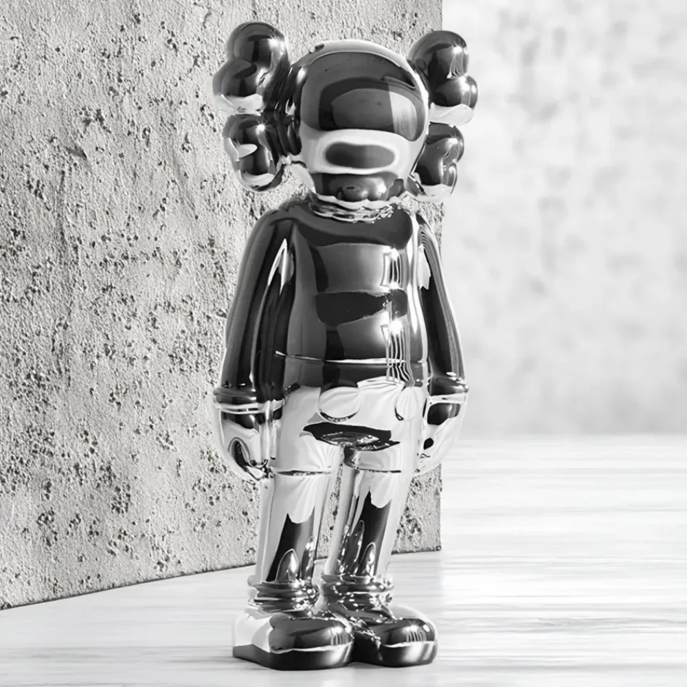 Figurative|Floor Standing^Statues & Sculptures Lucify Seek 135cm Chrome Resin Indoor Sculpture