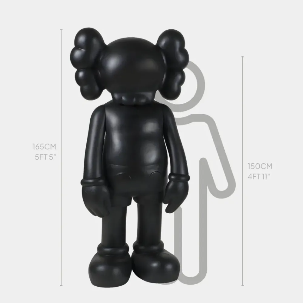 Giant|Figurative^Statues & Sculptures Lucify Seek 170cm Cosmic Black Resin Indoor Sculpture