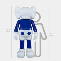 Giant|Figurative^Statues & Sculptures Lucify Seek 170cm Deep Blue Resin Indoor Sculpture