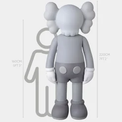 Giant|Figurative^Statues & Sculptures Lucify Seek 220cm Grey Resin Indoor Sculpture