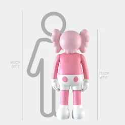 Figurative|Floor Standing^Statues & Sculptures Lucify Seek 135cm Soft Pink Resin Indoor Sculpture
