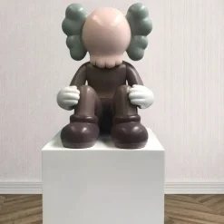 Figurative|Floor Standing^Statues & Sculptures Lucify Silence 92cm Brown Resin Indoor Sculpture