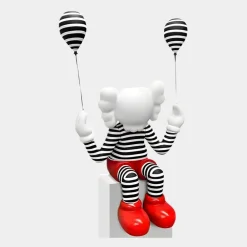 Figurative|Floor Standing^Statues & Sculptures Lucify Up 70cm Red Resin Indoor Sculpture