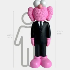 Giant|Figurative^Statues & Sculptures Lucify Vogue 200cm Black Resin Indoor Sculpture