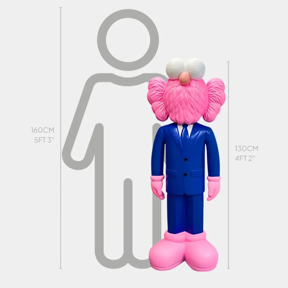 Figurative|Floor Standing^Statues & Sculptures Lucify Vogue 130cm Blue Resin Indoor Sculpture v2