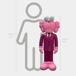 Figurative|Floor Standing^Statues & Sculptures Lucify Vogue 130cm Magenta Resin Indoor Sculpture