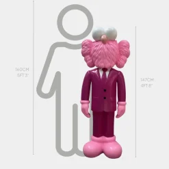 Figurative|Floor Standing^Statues & Sculptures Lucify Vogue 147cm Magenta Resin Indoor Sculpture