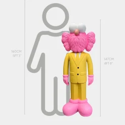 Figurative|Floor Standing^Statues & Sculptures Lucify Vogue 147cm Yellow Resin Indoor Sculpture