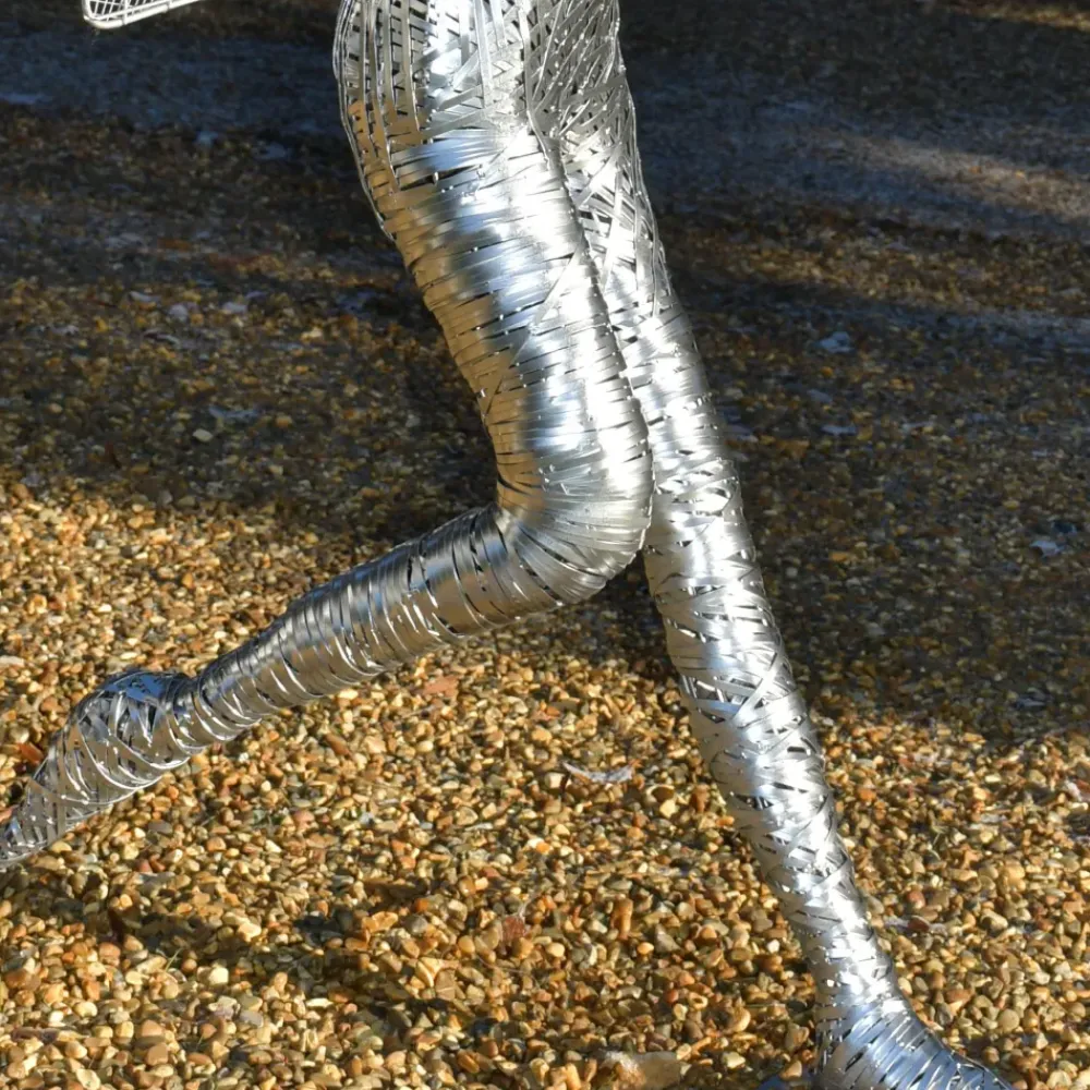 Fairies^Statues & Sculptures Luna Fairy 83cm Metal Wire Garden Sculpture