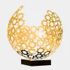Table Top|Abstract^Statues & Sculptures Lunar Sphere 44cm Gold Metal Indoor Sculpture