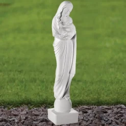 Virgin Mary^Statues & Sculptures Madonna & Child 45cm Marble Resin Garden Statue
