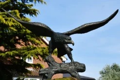 Eagles^Statues & Sculptures Majestic Eagle 111cm Bronze Metal Garden Statue