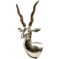 Wall Art|Animals^Statues & Sculptures Majestic Gazelle Head 55cm Metal Wall Sculpture