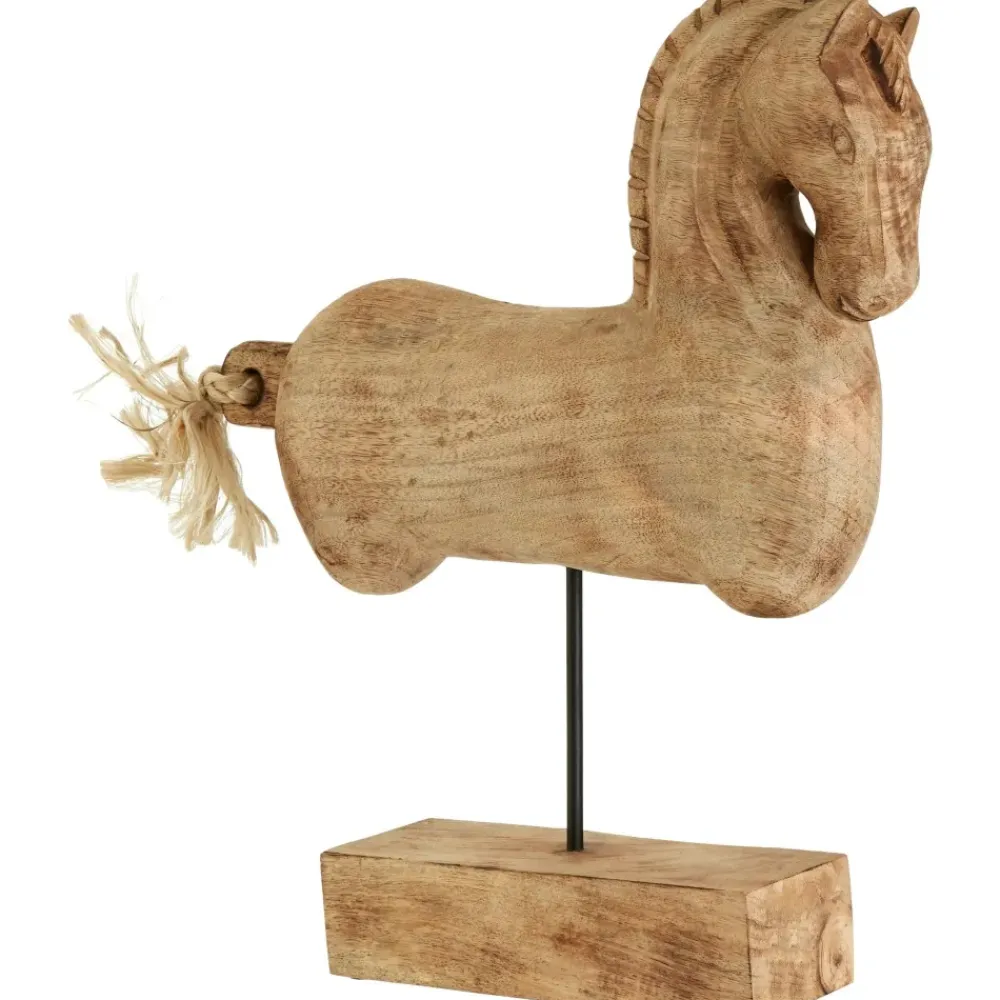 Table Top|Animals^Statues & Sculptures Majestic Horse 50cm Wood Indoor Statue