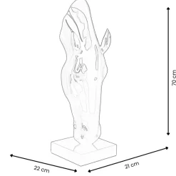Table Top|Animals^Statues & Sculptures Majestic Horse Head 70cm Multicoloured Resin Sculpture