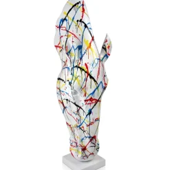 Floor Standing|Animals^Statues & Sculptures Majestic Horse Head 151cm Multicoloured Resin Sculpture