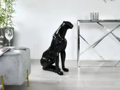 Floor Standing|Animals^Statues & Sculptures Majestic Panther 78cm Black Resin Indoor Sculpture