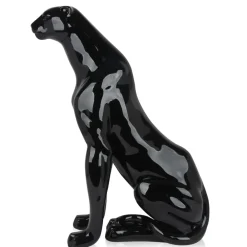 Floor Standing|Animals^Statues & Sculptures Majestic Panther 78cm Black Resin Indoor Sculpture