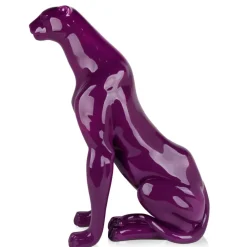 Floor Standing|Animals^Statues & Sculptures Majestic Panther 78cm Violet Resin Indoor Sculpture