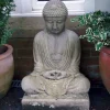 Buddha^Statues & Sculptures Meditation Buddha Stone Garden Statue