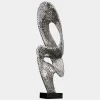 Floor Standing|Abstract^Statues & Sculptures Mirage Evolution 110cm Silver Metal Indoor Sculpture