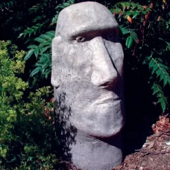 Easter Island Heads^Statues & Sculptures Moai Easter Island Head Stone Garden Ornament