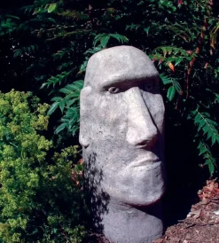 Easter Island Heads^Statues & Sculptures Moai Easter Island Head Stone Garden Ornament