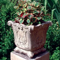 Large|Square^Statues & Sculptures Modena 22 Vase Stone Garden Planter