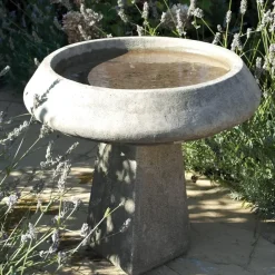Bird Baths^Statues & Sculptures Modern & Simple Stone Garden Bird Bath