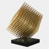 Table Top|Floor Standing^Statues & Sculptures Multiverse 100cm Gold Geometric Metal Garden Sculpture