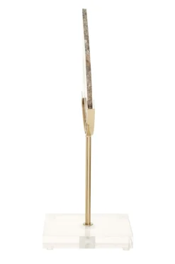 Table Top|Abstract^Statues & Sculptures Mystical Agate 30cm Black & Gold Stone Indoor Sculpture