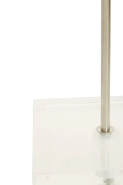 Table Top|Abstract^Statues & Sculptures Mystical Agate 30cm White & Silver Stone Indoor Sculpture