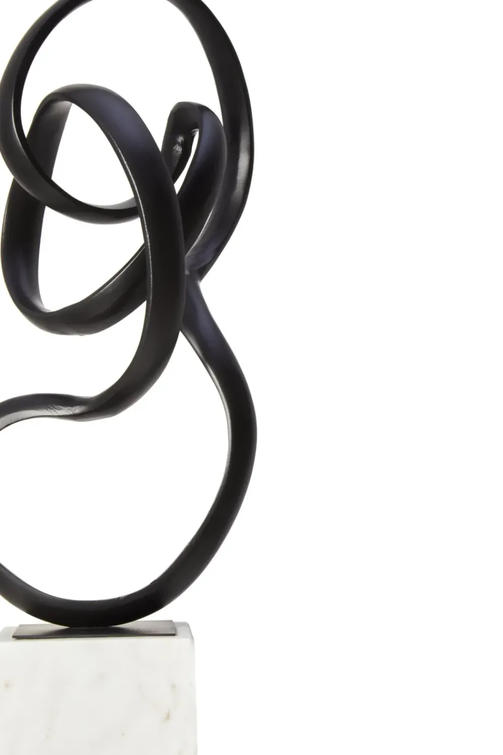 Table Top|Abstract^Statues & Sculptures Mystical Grace 60cm Black Metal Indoor Sculpture