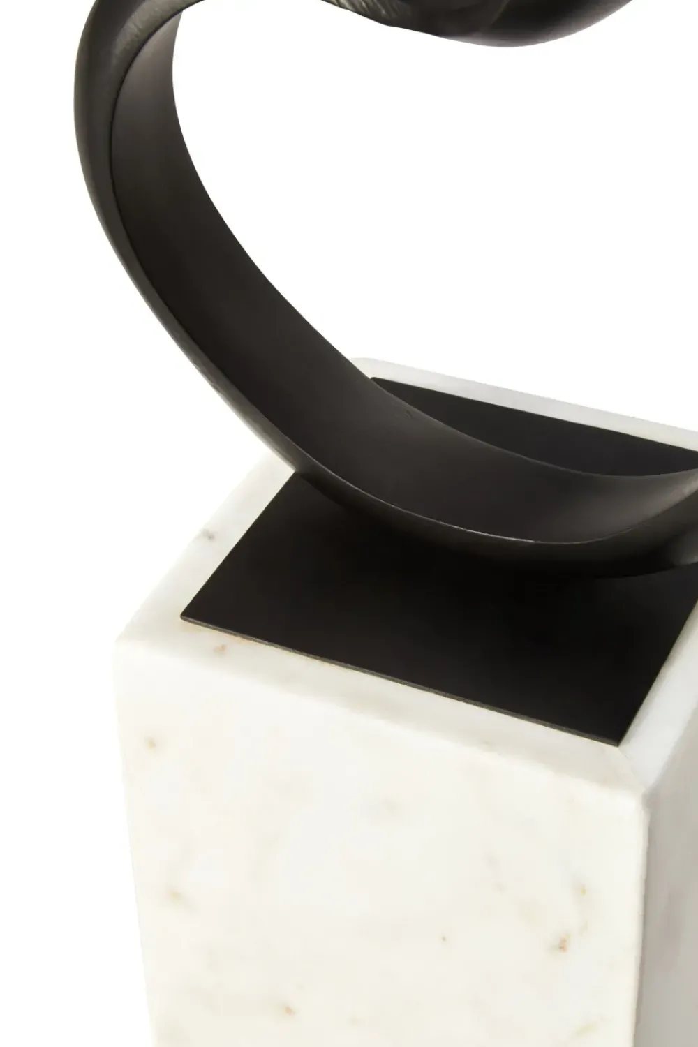 Table Top|Abstract^Statues & Sculptures Mystical Grace 60cm Black Metal Indoor Sculpture
