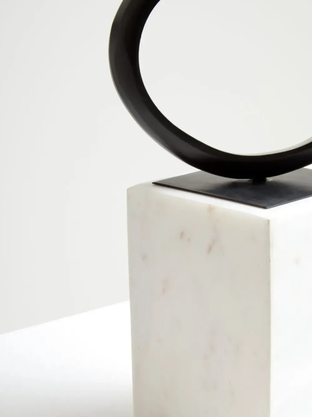 Table Top|Abstract^Statues & Sculptures Mystical Grace 60cm Black Metal Indoor Sculpture