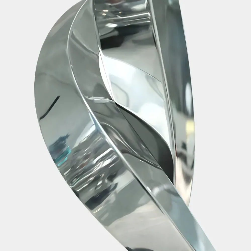 Table Top|Floor Standing^Statues & Sculptures Nexus Ignite 85cm Silver Metal Indoor Sculpture v2