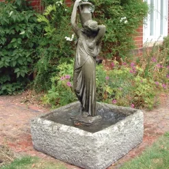 Water Features^Statues & Sculptures Nicole Fountain Stone Garden Water Feature